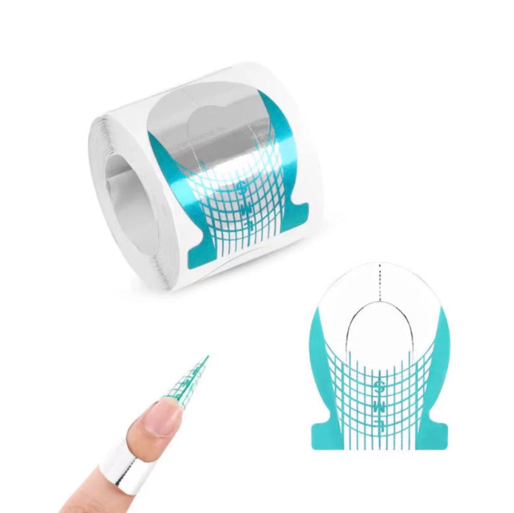 Nails forms on a roll of 100 