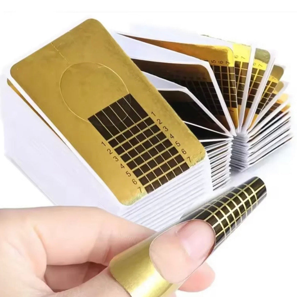 GOLD SMALL NAIL FORMS