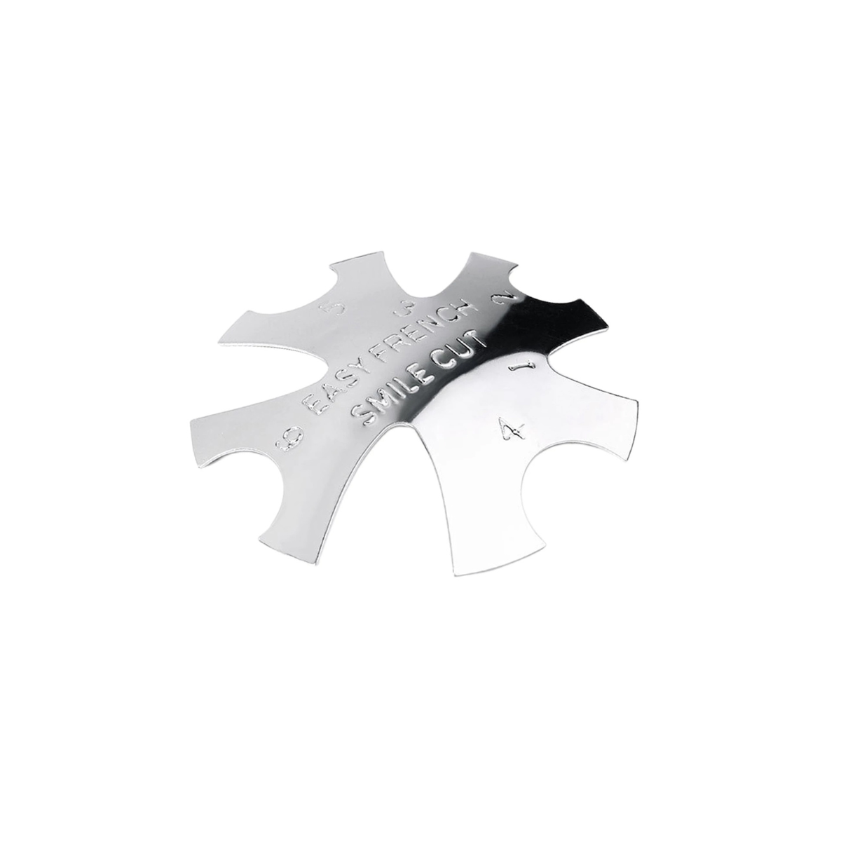 Manicure plate with cut out sections