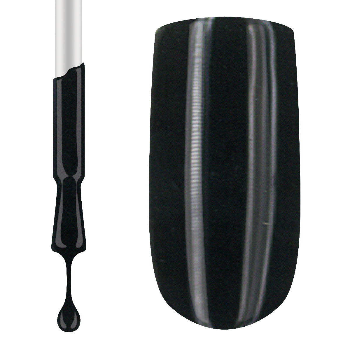 #001 VIP BLACK NAIL - GEL POLISH BY CLAW CULTURE