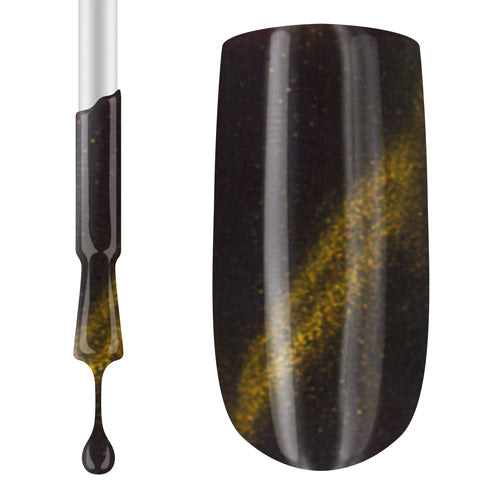 GOLD CATS EYE TOP COAT - SALE (LIMITED EDITION) - GEL POLISH BY CLAW CULTURE