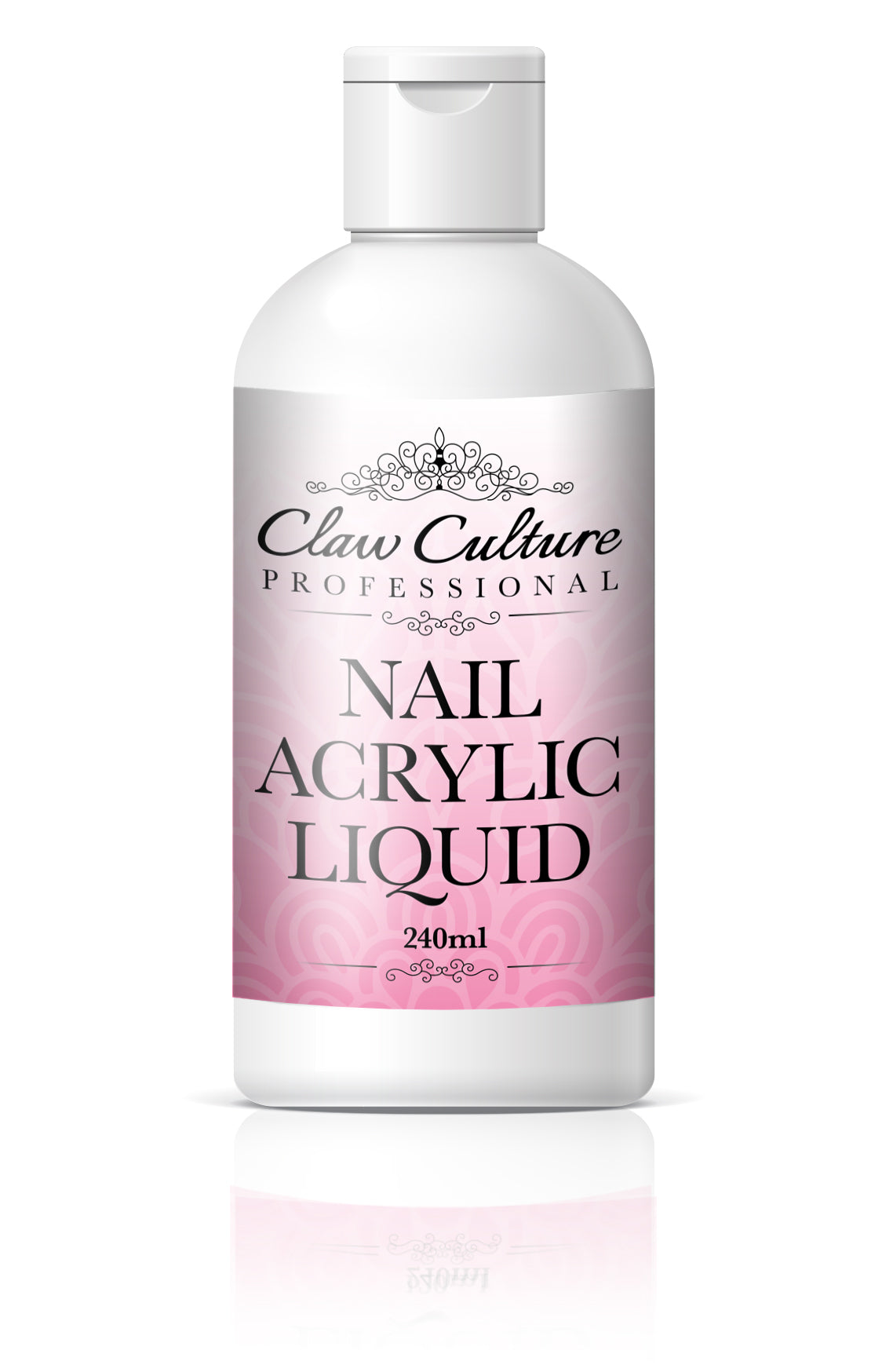 ACRYLIC NAIL LIQUID MONOMER 240ml BY CLAW CULTURE