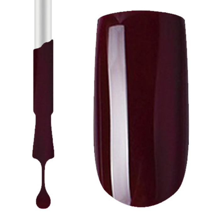 A swatch of Claw Culture Professional Gel Polish in a dark red color, displayed on a white background.