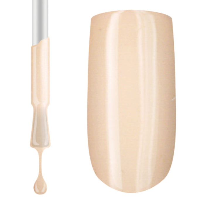 A swatch of Claw Culture Professional Gel Polish in a peach colour, showing the texture and shade of the polish.