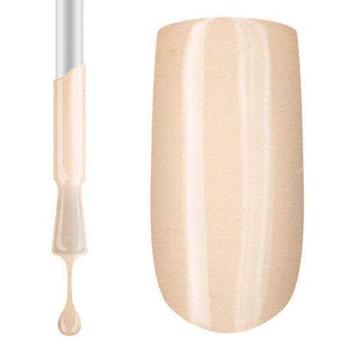 A swatch of Claw Culture Professional Gel Polish in a peach colour, showing the texture and shade of the polish.