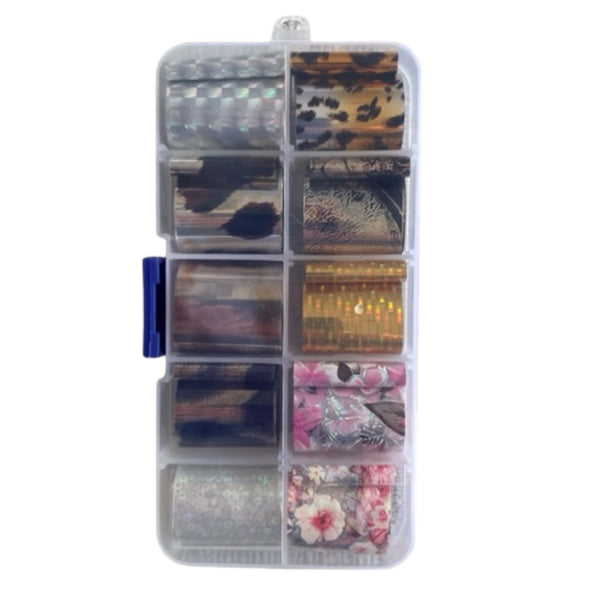 CLAW CULTURE NAIL FOIL 10 PIECE - ASSORTED