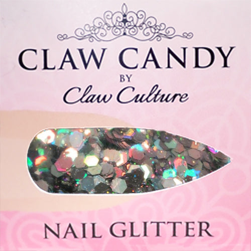 NAIL GLITTER SILVER DISCO BY CLAW CULTURE