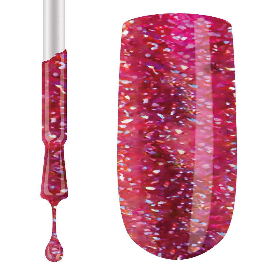 HOLO CERISE RED - GEL POLISH BY CLAW CULTURE