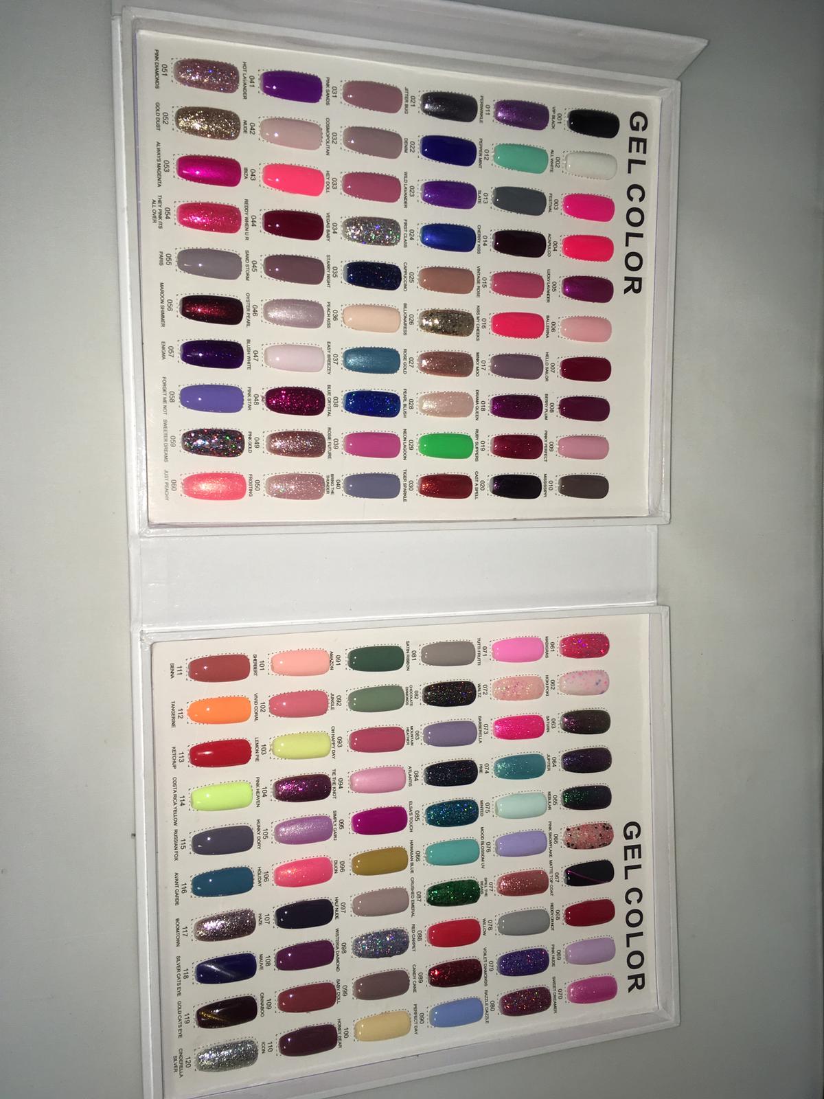 120 COLOUR CHART GEL POLISH BOOK BY CLAW CULTURE – Claw Culture