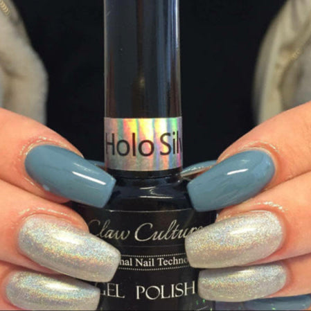 HOLO SILVER - GEL POLISH BY CLAW CULTURE
