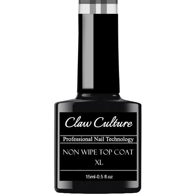 XL GEL POLISH TOP COAT - NON WIPE HIGH SHINE CLAW CULTURE