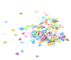 CLAW CANDY CONFETTI - TRIANGLE HOLOGRAPHIC