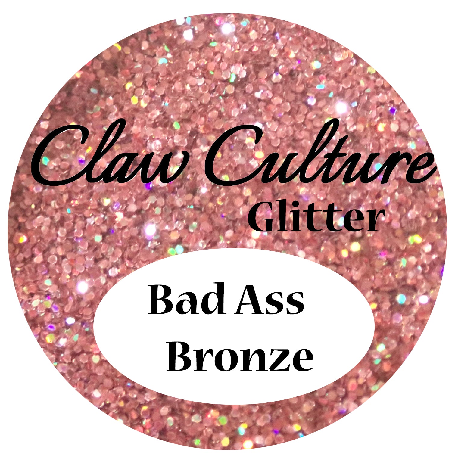 NAIL GLITTER BAD ASS BRONZE BY CLAW CULTURE