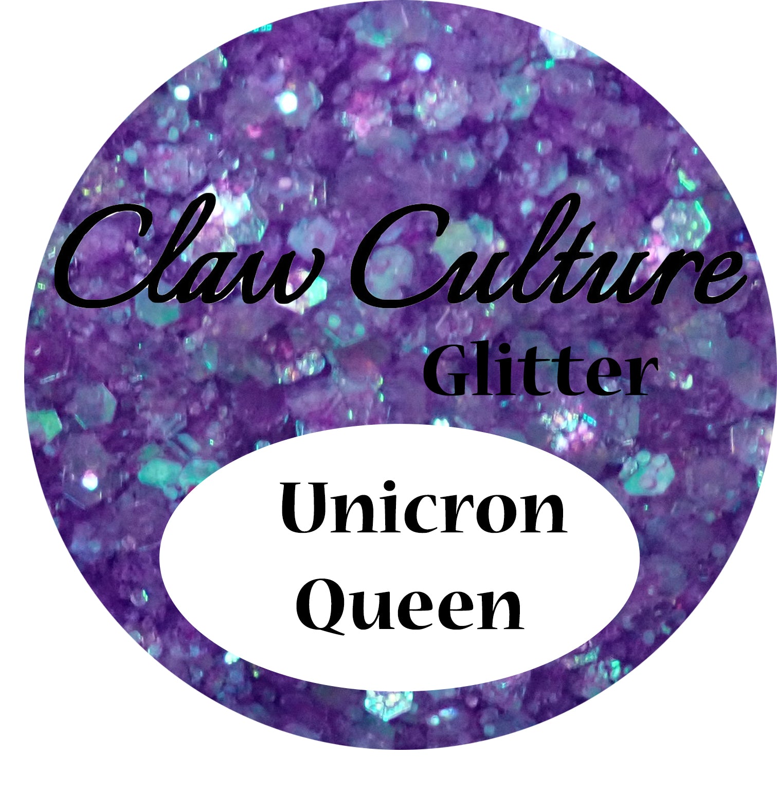 NAIL GLITTER UNICORN QUEEN BY CLAW CULTURE