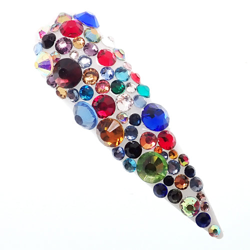 MULTI COLOUR GENUINE ITALIAN CRISTALLO NAIL STONES BY CLAW CULTURE