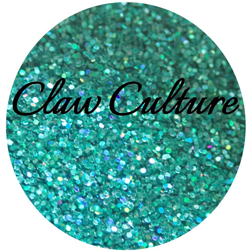 NAIL GLITTER TROUBLE MAKER TEAL BY CLAW CULTURE